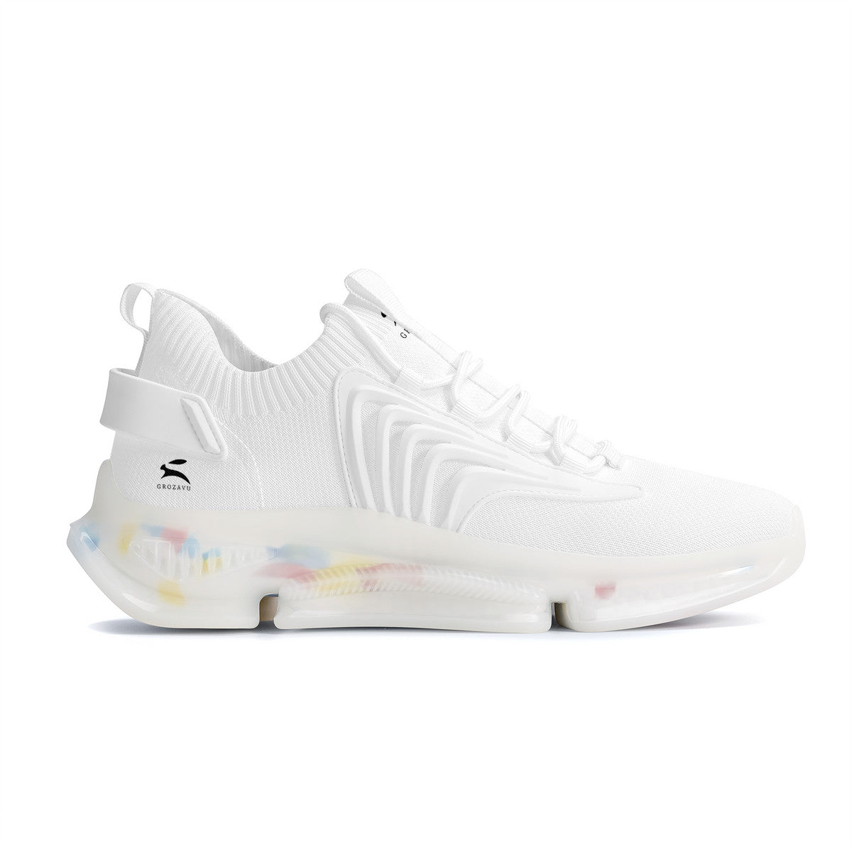 White Air-Cushion Sneakers-3