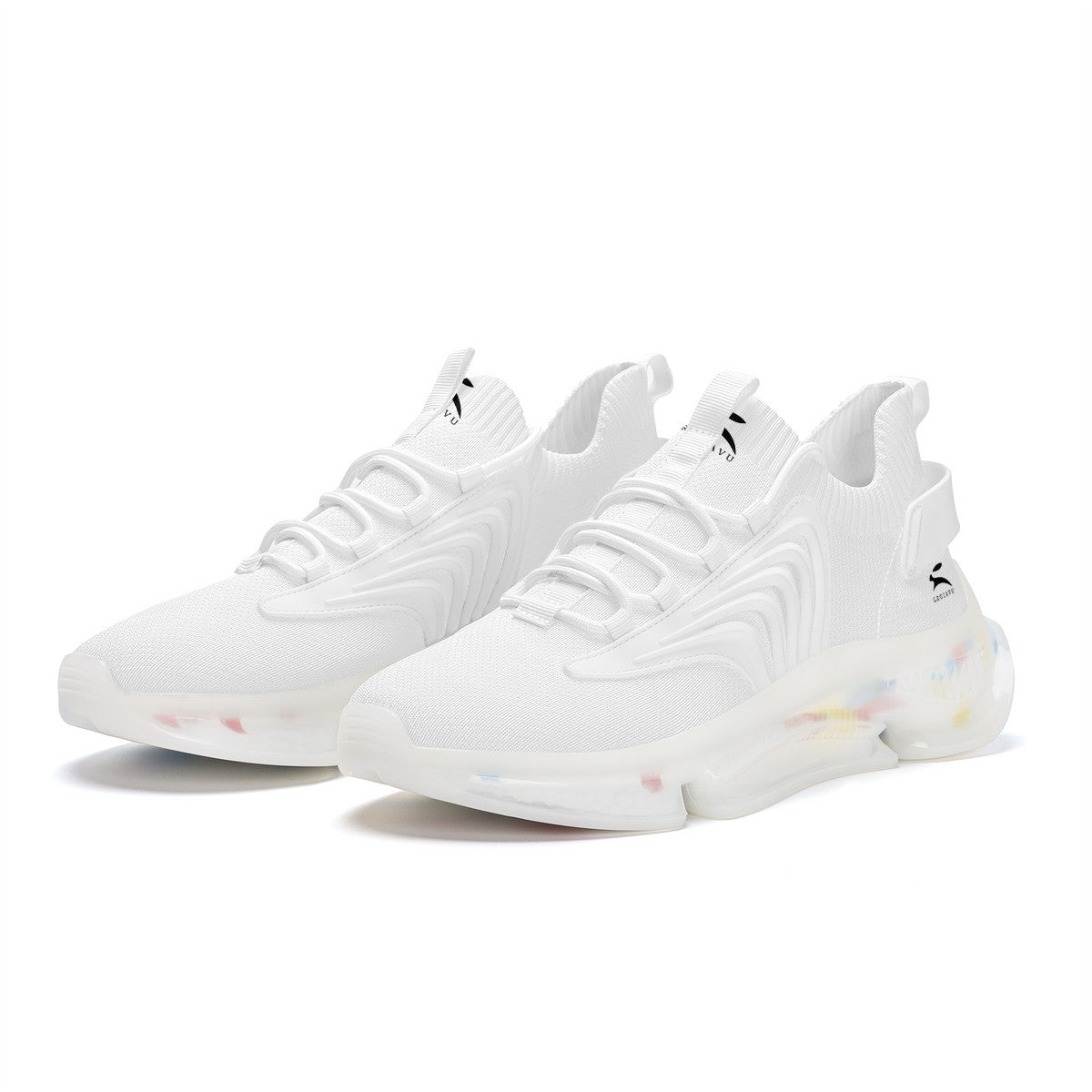 White Air-Cushion Sneakers-4