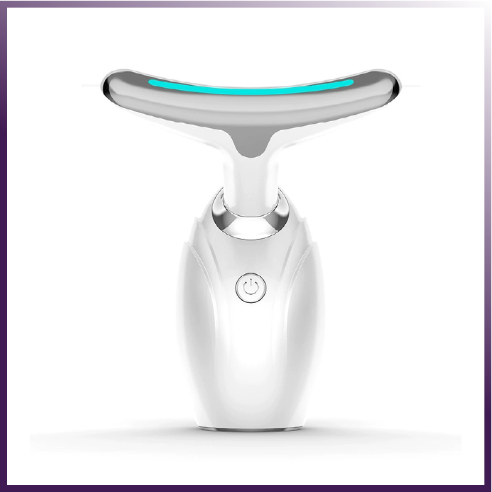Dispositivo de terapia LED para lifting de cuello y rostro