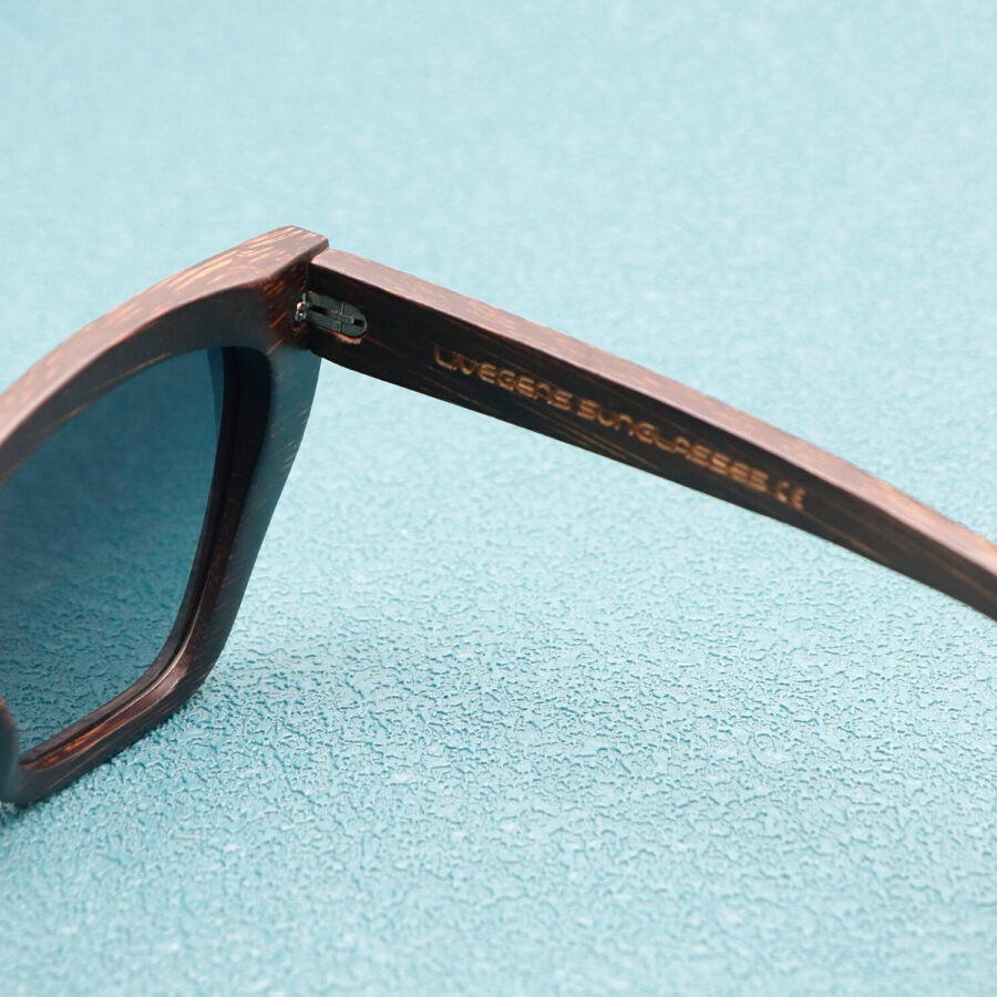 gafas de sol de bambu