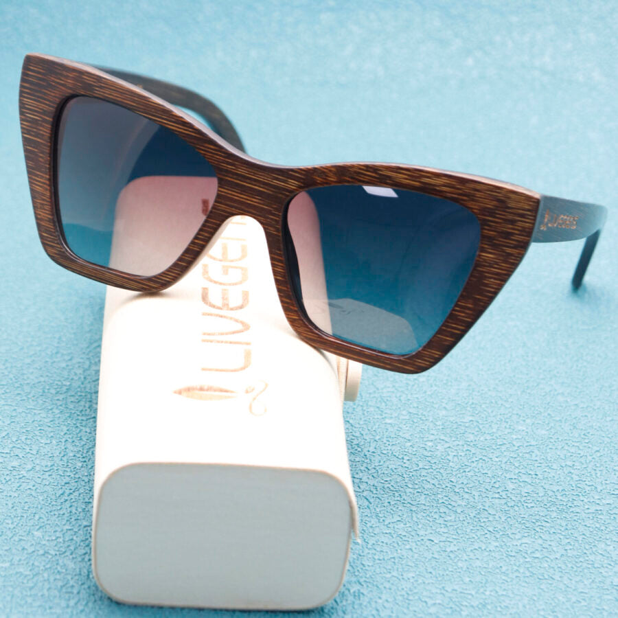 gafas de sol de bambu
