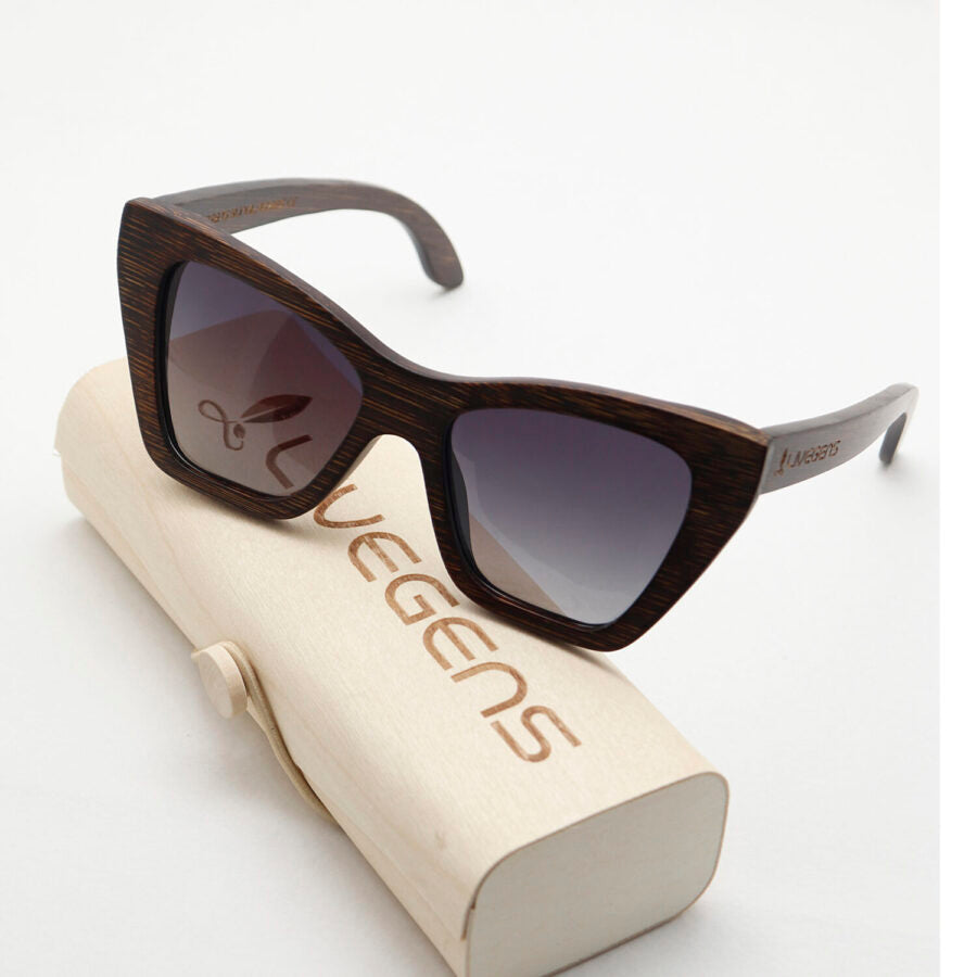 gafas de sol de bambu