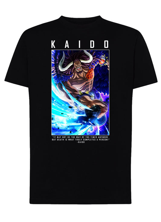 Of Kaido Manga Anime Fumetti 6018-19 T-shirt Urban Men Uomo 100% Cotone Pettinato JK-1