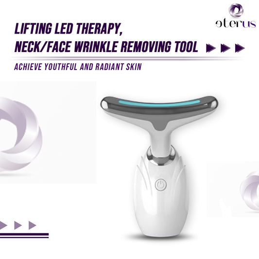 Dispositivo de terapia LED para lifting de cuello y rostro