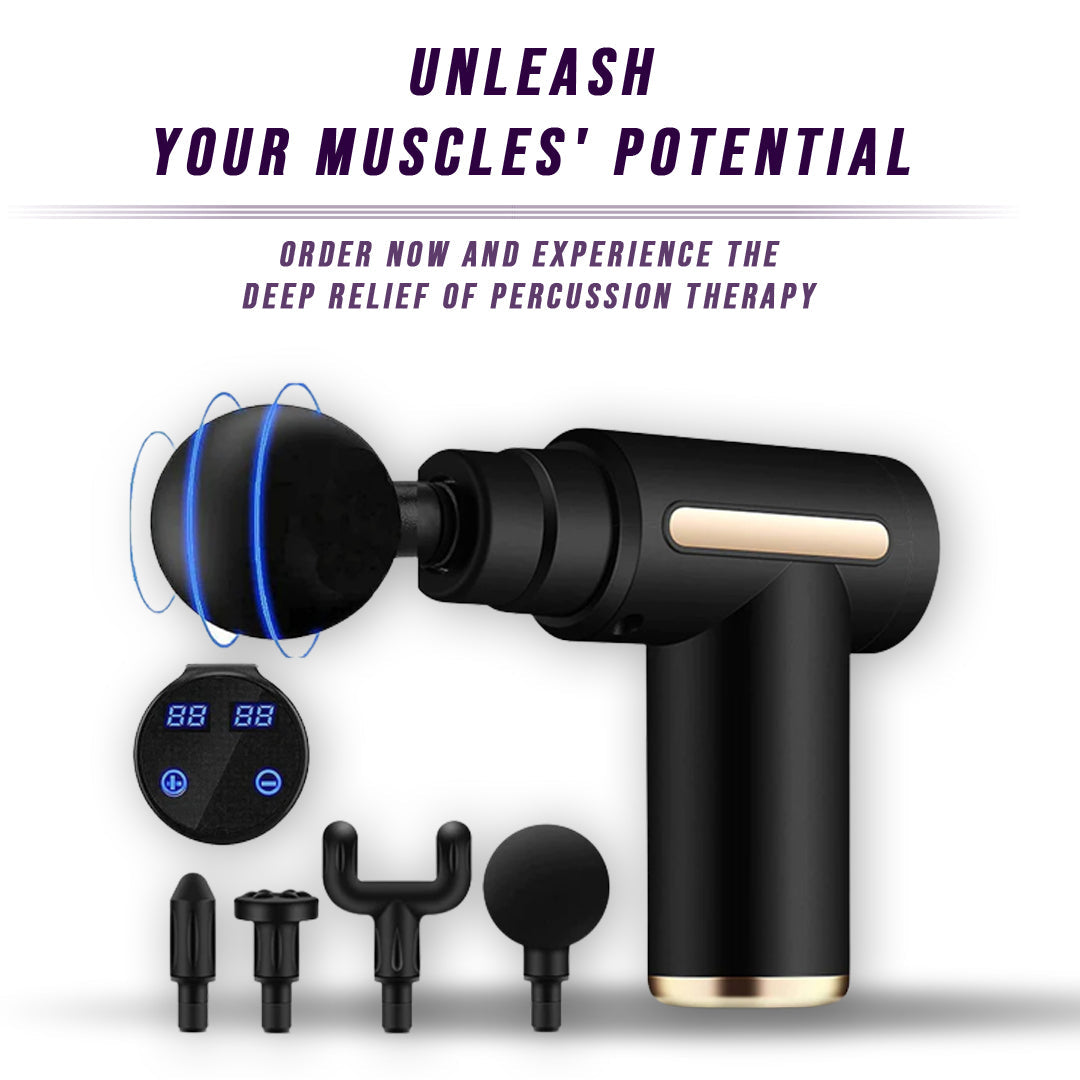 Pistola de masaje muscular