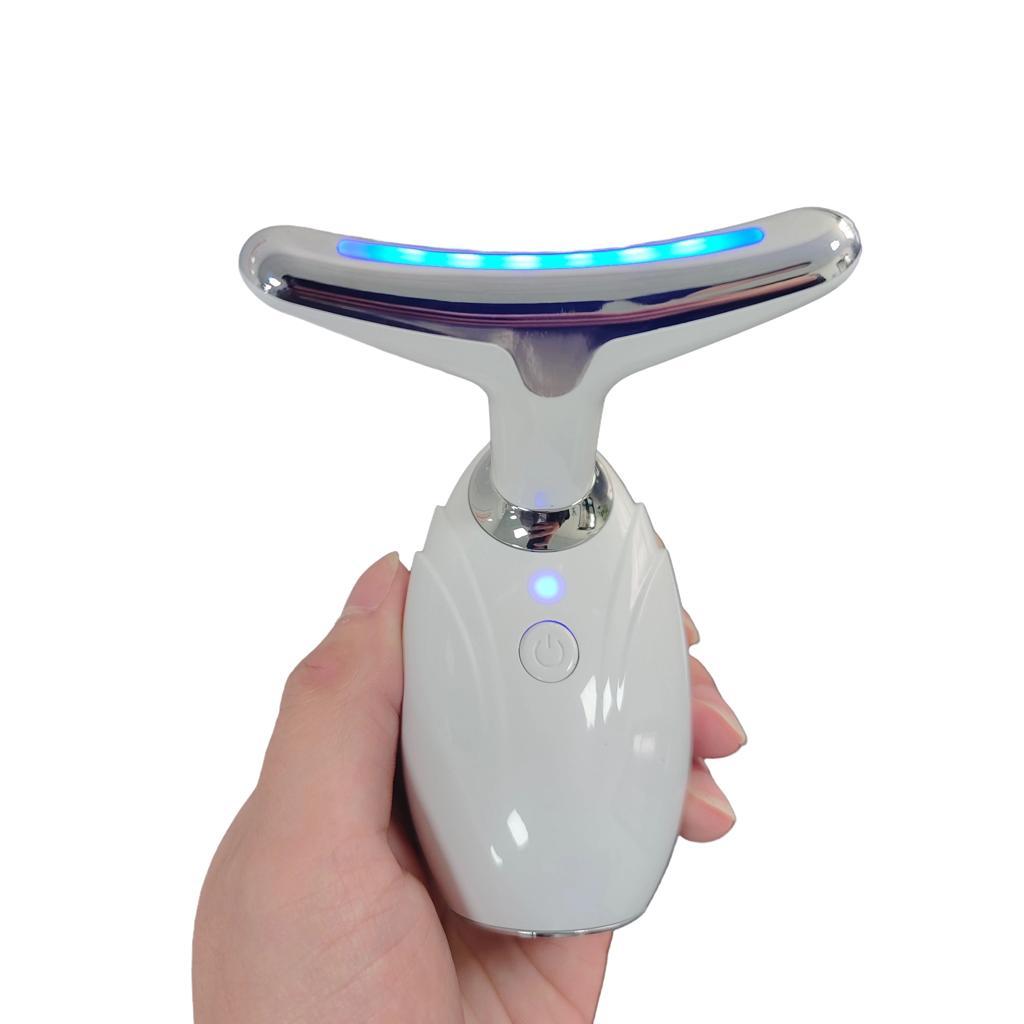 Dispositivo de terapia LED para lifting de cuello y rostro