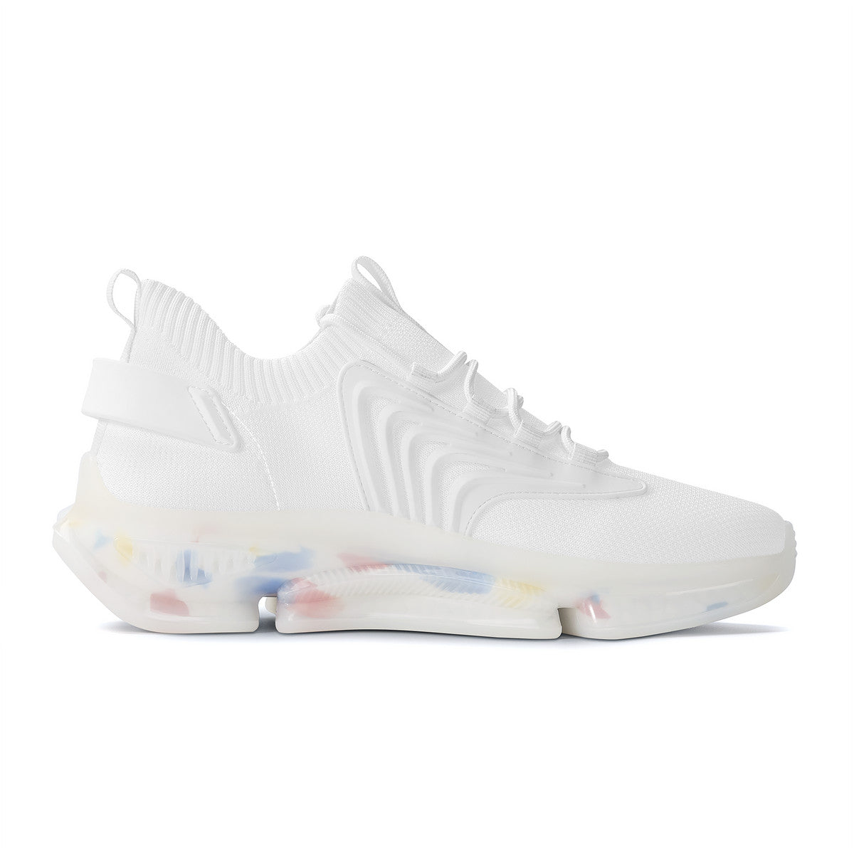 White Air-Cushion Sneakers-1