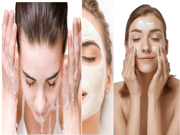 Organic Three Step Facial System - Wash, Moisturizer & Kaolin Mud Mask - For WOMEN-1